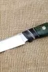 Нож Ирбис-2 Elmax рукоять карбон карельская береза зеленая черный граб
