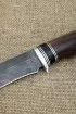 Нож Варан дамаск рукоять палисандр черный граб