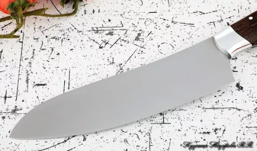Нож Шеф № 11 сталь 95Х18 рукоять дюраль венге