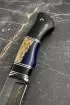 Нож Кардинал дамаск ламинированный — наборная рукоять: черный граб, карельская береза