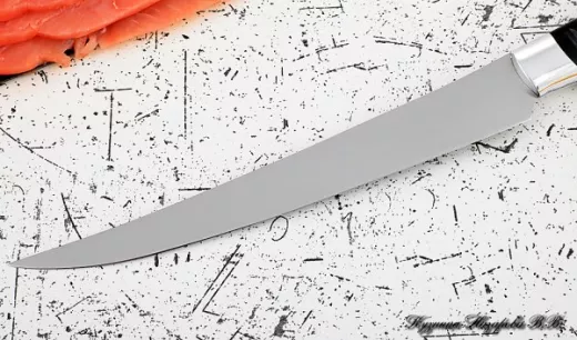 Нож Шеф № 7 сталь 95Х18 рукоять акрил черный