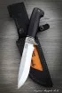 Нож Варан M390 мельхиор черный граб