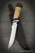 Нож Рыбак 2 сталь N690 береста (надпись)