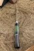 Нож Ангара КН-01 рукоять черный граб карельская береза зеленая