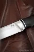 Нож Вепрь сталь M390 черный граб наборная