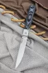 Нож складной филейный сталь N690 , накладки G10 серые 