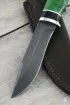 Нож Кречет х12мф черный граб стабилизированная карельская береза (зеленая)