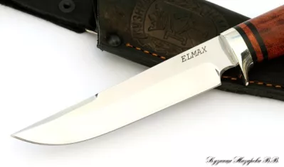 Нож Ирбис ELMAX мельхиор наборная бубинга