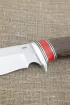 Нож Ежик 2 сталь N690 рукоять акрил красный и венге 