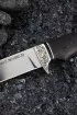 Нож Кардинал 2 S390 мельхиор черный граб стабилизированная карельская береза (Coutellia)