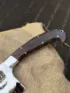Тяпка 3 из стали 95х18 цельнометаллический с гравировкой, накладки венге 