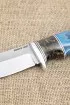Нож Гепард Sandvik рукоять ясень стабилизированный синий акрил