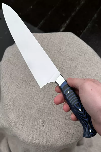 Кухонный цельнометаллический нож 
