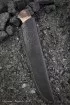 Нож Бизон дамаск рукоять береста