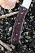 Нож складной Походный сталь Elmax рукоять карельская береза (фиолетовая) (Coutellia)