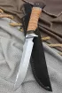 Нож Рыбак 2 сталь N690 с крючком рукоять береста