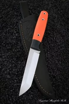 Нож №20 Elmax ЦМ G10 оранжевая + черная