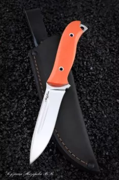 Нож №8 Х12МФ ЦМ (полные спуски) G10 orange