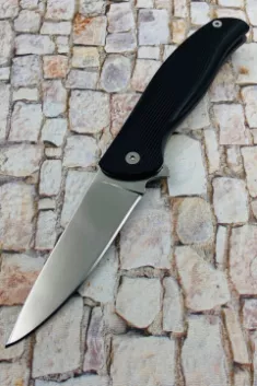 Складной нож "Back" сталь х12мф, накладки G10 черные (распродажа) 