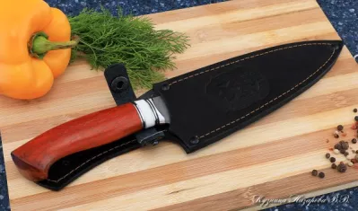 Кухонный нож Шеф № 12 сталь К340 рукоять падук акрил