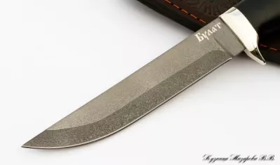 Нож Кардинал 2 булат мельхиор черный граб
