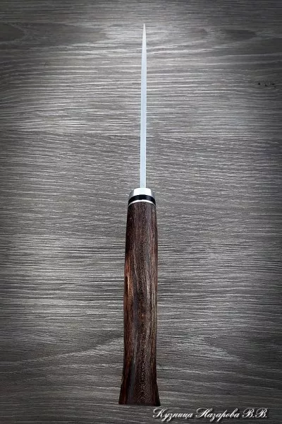 Нож Беркут 2 M390 стабилизированная карельская береза коричневая