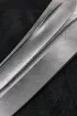 Нож Легионер дамаск с никелированием с долом, рукоять мельхиор и рог лося с выжиганием
