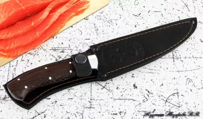 Нож Шеф № 5 сталь 95Х18 рукоять дюраль венге