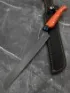 Нож Хлебный х12мф цельнометаллический G10 оранжевая (распродажа)