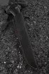 Нож Овод 2 из метчика рукоять черный граб
