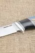 Нож Фокс Sandvik рукоять ясень стабилизированный синий акрил черный