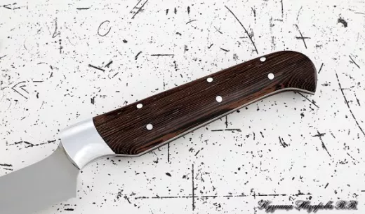 Нож Шеф № 15 сталь 95Х18 рукоять дюраль венге