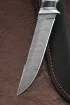Нож Рыбак дамаск рукоять карельская береза красная