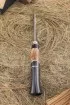 Нож Варан КН-01 рукоять черный граб карельская береза акрил белый