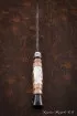 Нож Засапожный D2 рукоять карельская береза рог лося