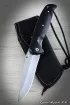 Нож складной Корвет сталь КН-01 рукоять черный граб