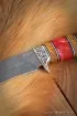 Нож Варан К340 палисандр искусственный камень мельхиор