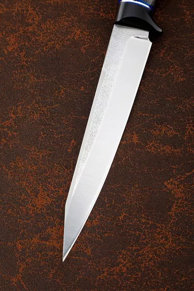 Нож Ферзь 95Х18 рукоять G10 черная, карбон