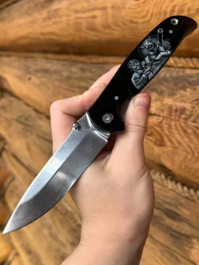 Авторский складной нож 