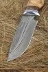Нож Ловчий дамаск долы рукоять береста