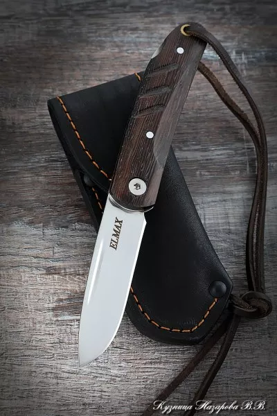 Нож складной Чибис сталь Elmax накладки Венге