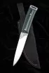Нож №41 D2 цельнометаллический рукоять G10 чернозеленая