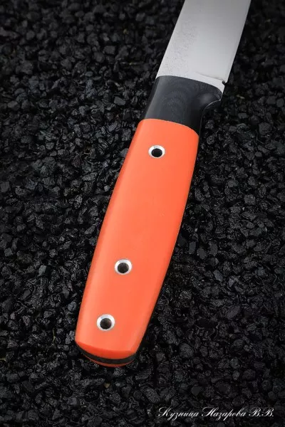 Нож №20 Elmax ЦМ G10 оранжевая + черная