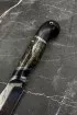 Нож Рыбак дамасская — наборная рукоять: акрил оливковый