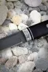 Нож Улан булат черный граб мельхиор