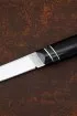 Нож Шаман 95Х18 рукоять G10 черная, карельская береза зеленая, черный граб