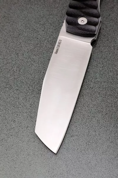 Нож складной Тор сталь S390 накладки G10 резная + AUS8 (подшипники, клипса)