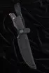 Нож №39 Х12МФ цельнометаллический рукоять карельская береза коричневая