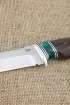 Нож Рыбак 95х18 рукоять акрил зеленый венге 
