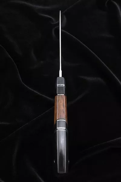 Нож Странник-2 S390 рукоять карбон железное дерево черный граб